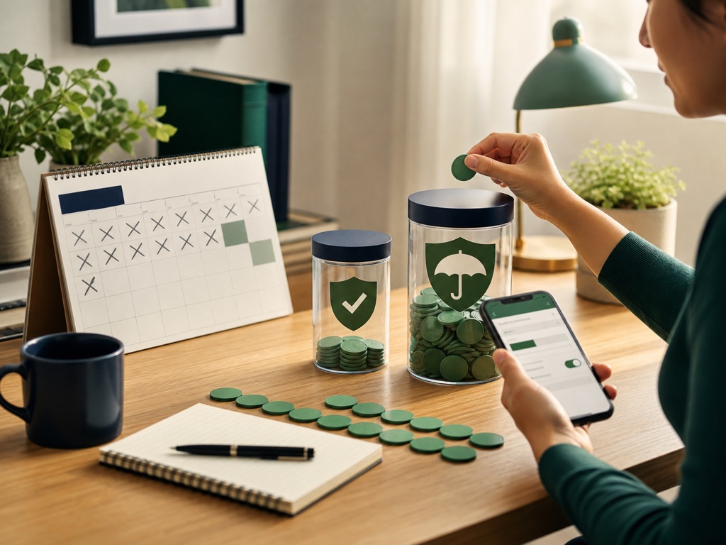 Saver builds a two-tier emergency fund during a focused thirty-day sprint