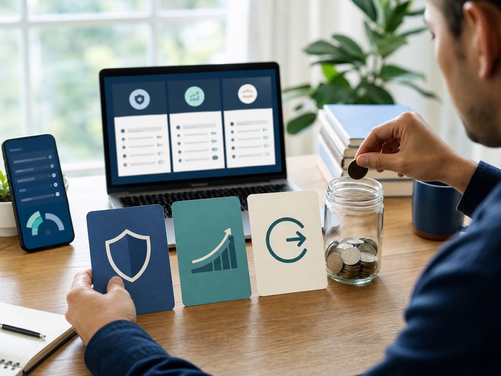 Saver compares security, growth and access options before choosing an account